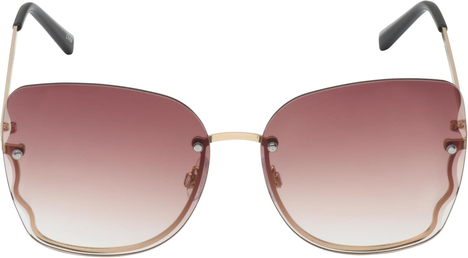 imageVince Camuto Womens Glamorous 100 UV Protective Square SunglassesGold