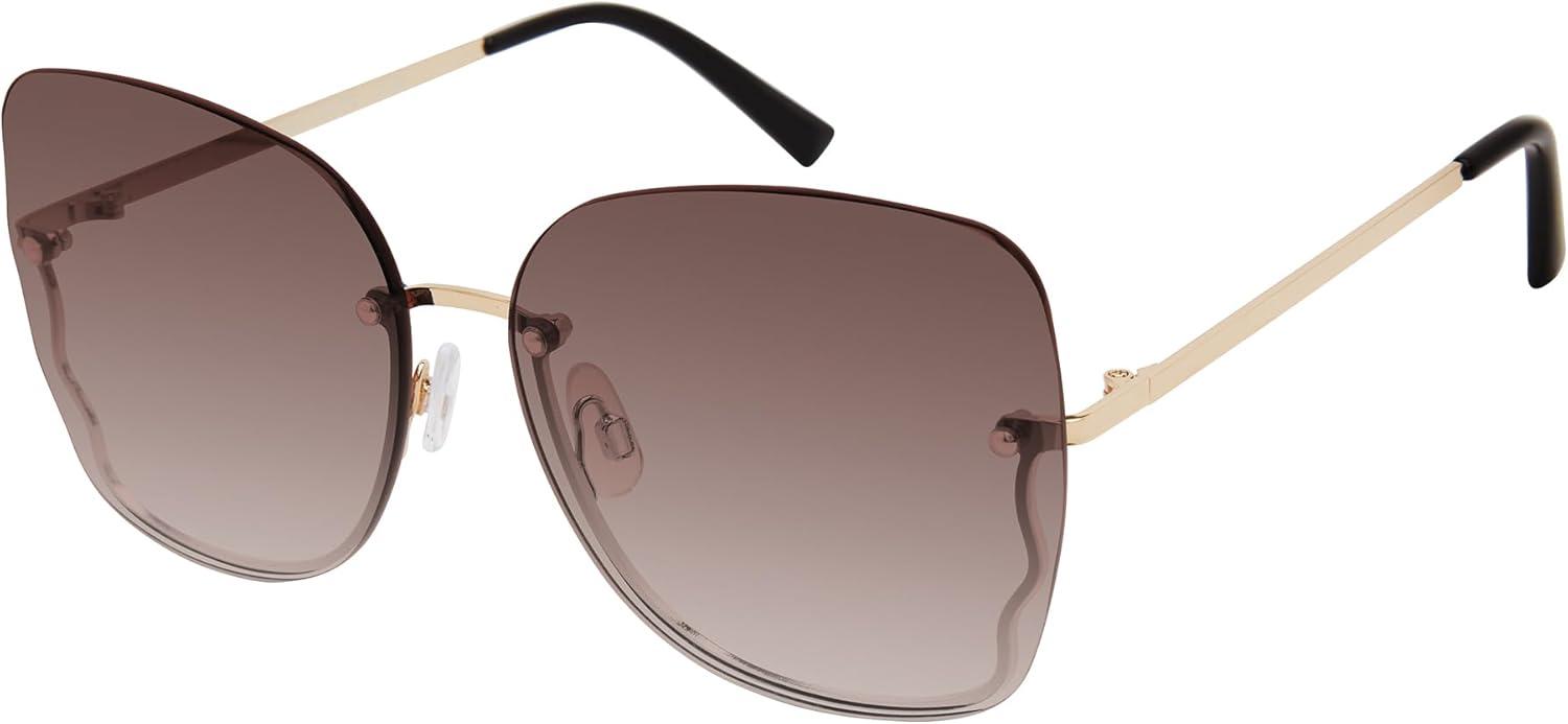 imageVince Camuto Womens Glamorous 100 UV Protective Square SunglassesGold
