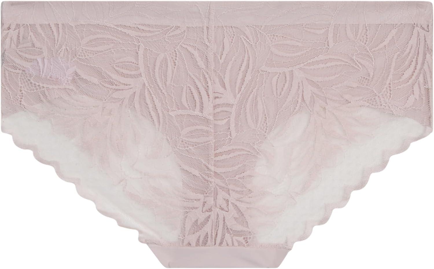 imageVince Camuto Womens Hipster Underwear Soft Seamless Lace Breathable Ladies Panties 36 Pack Ropa Interior de MujerBlackSoft VioletTaupe 3pk