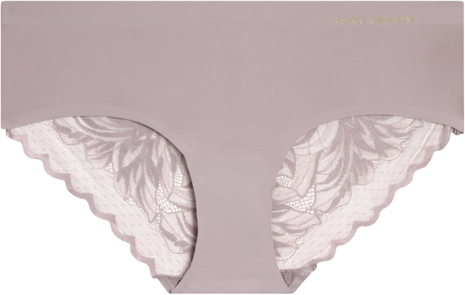 imageVince Camuto Womens Hipster Underwear Soft Seamless Lace Breathable Ladies Panties 36 Pack Ropa Interior de MujerBlackSoft VioletTaupe 6pk