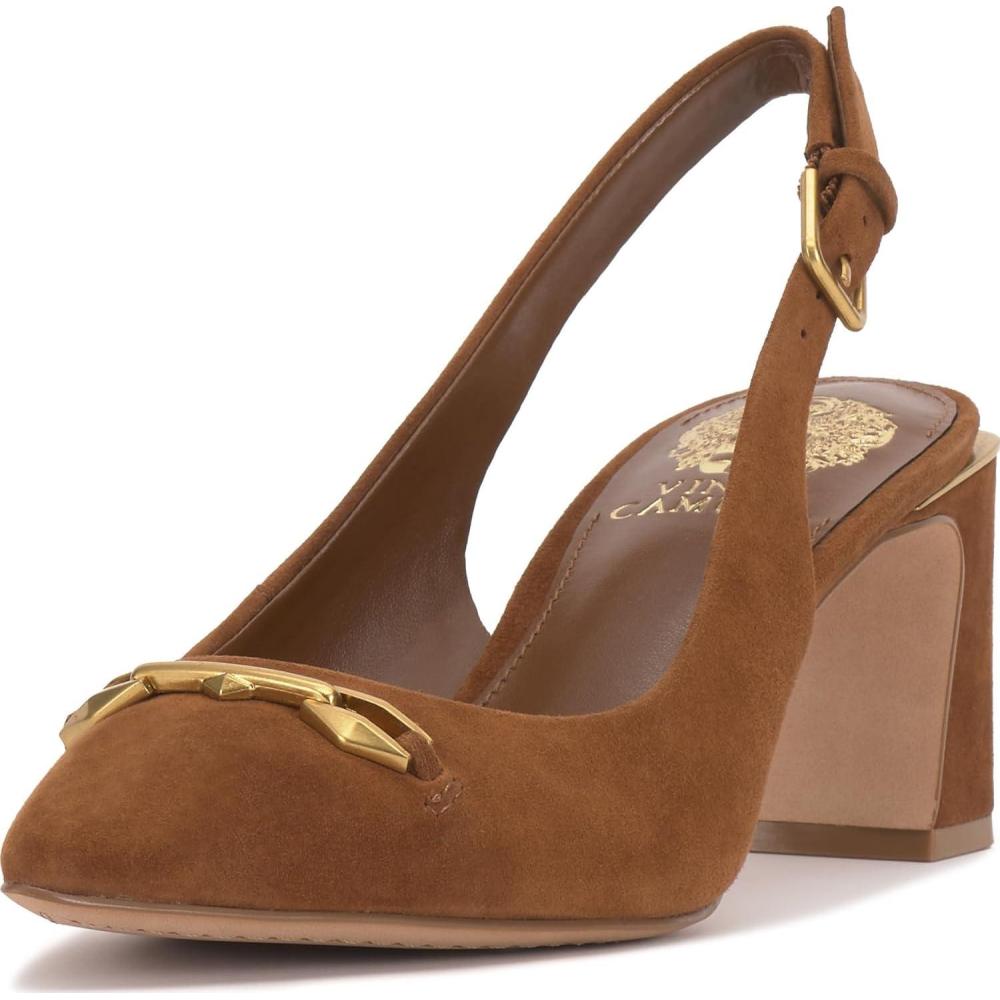 imageVince Camuto Womens Hamden Slingback PumpBurnt Sugar Suede