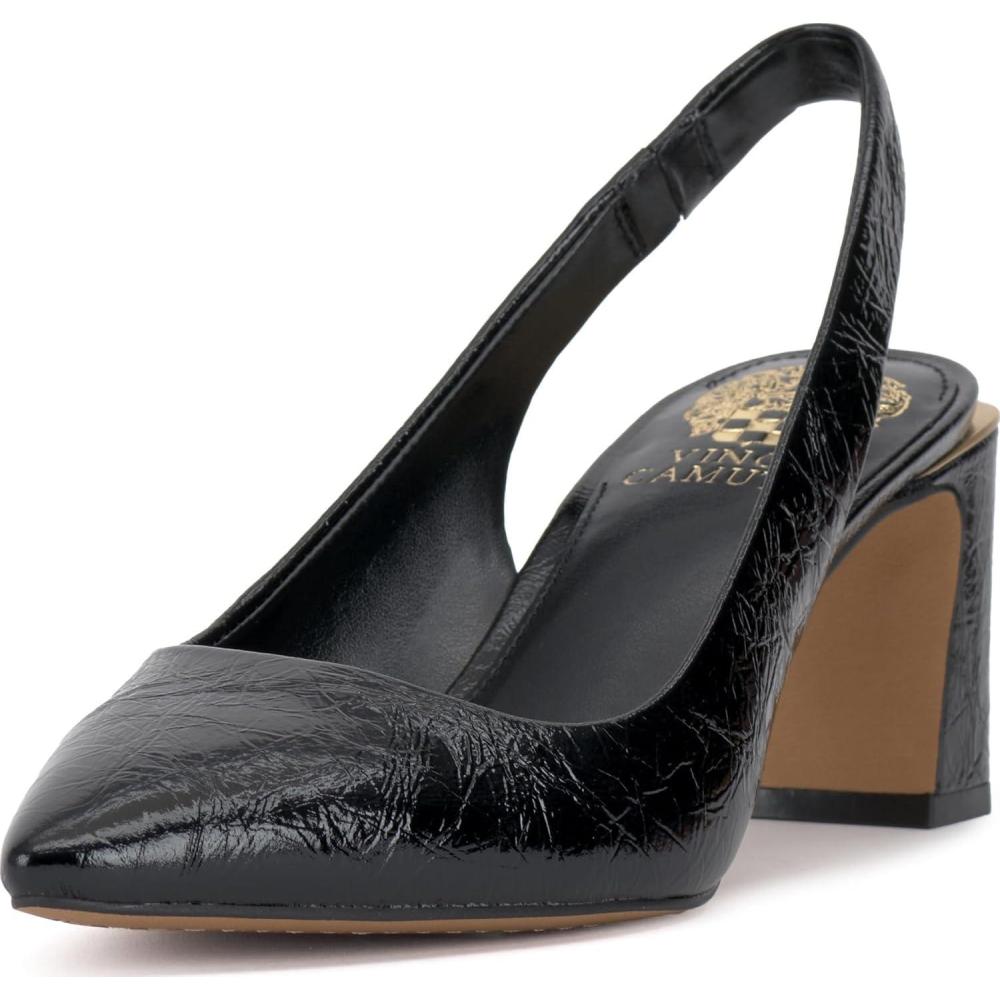 imageVince Camuto Womens Hamden Slingback PumpJet Black