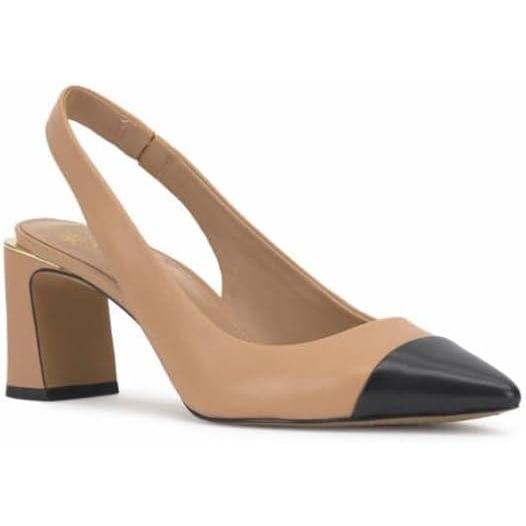 imageVince Camuto Womens Hamden Slingback PumpSandstone Captoe