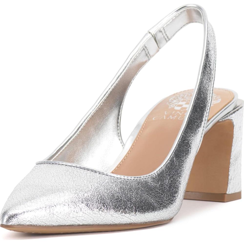 imageVince Camuto Womens Hamden Slingback PumpSilver