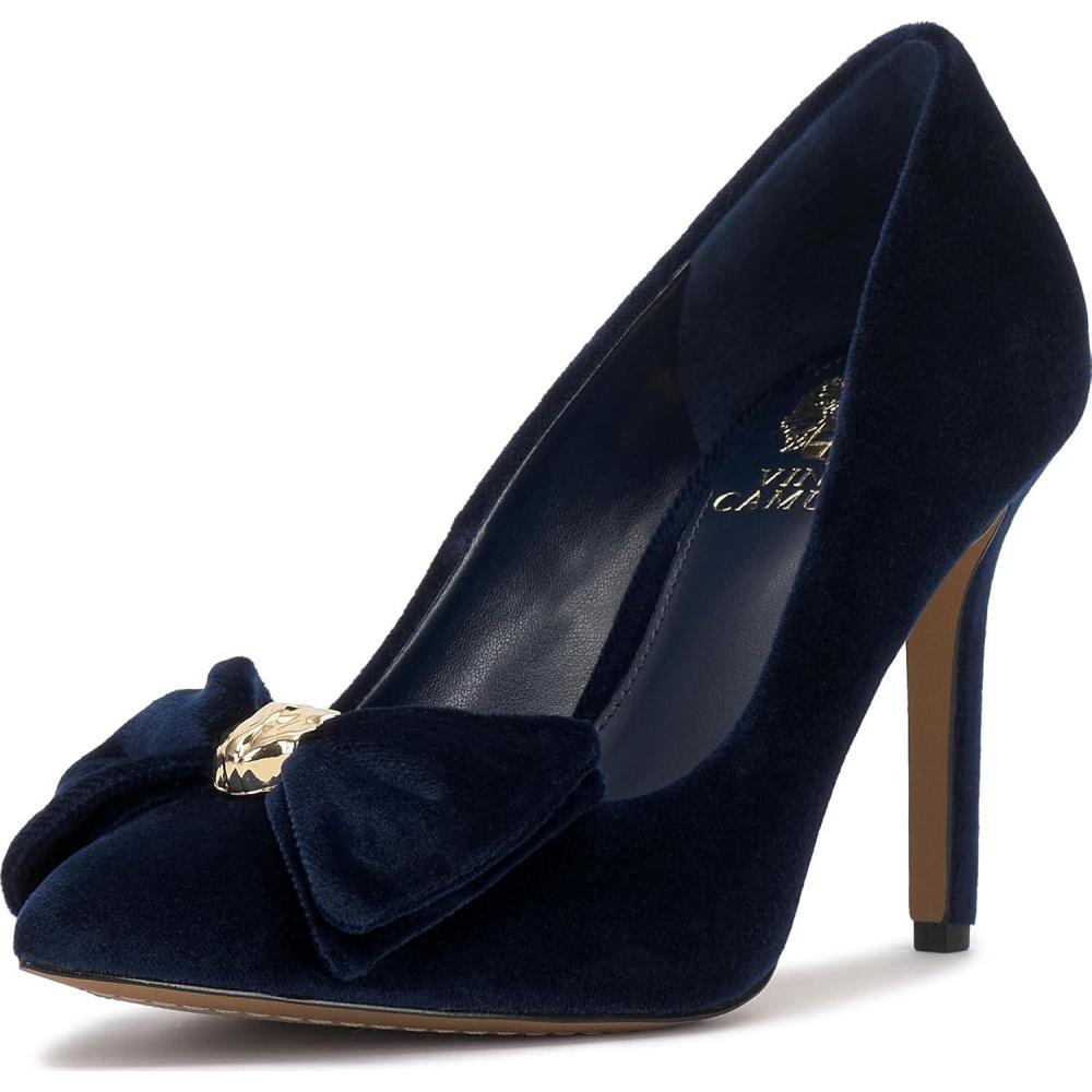 imageVince Camuto Womens Haylez PumpDeep Navy Velvet