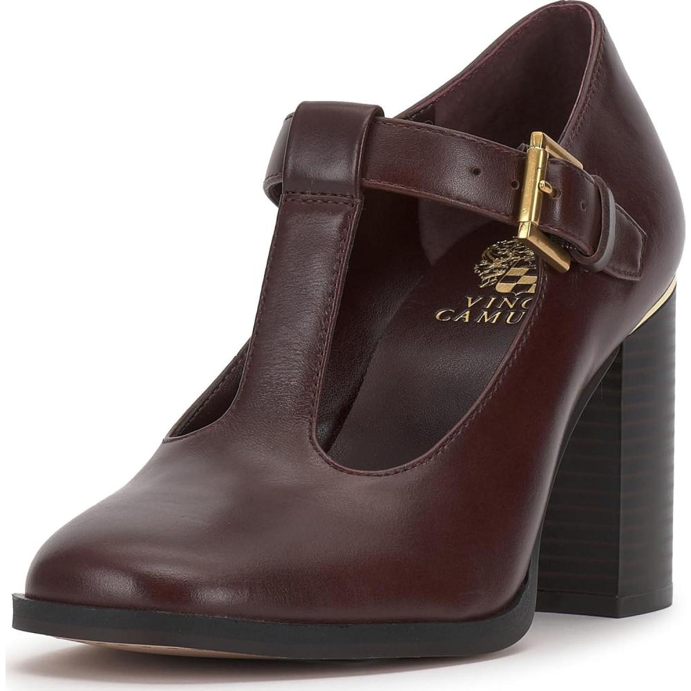 imageVince Camuto Womens MichaRich Mahogany Leather