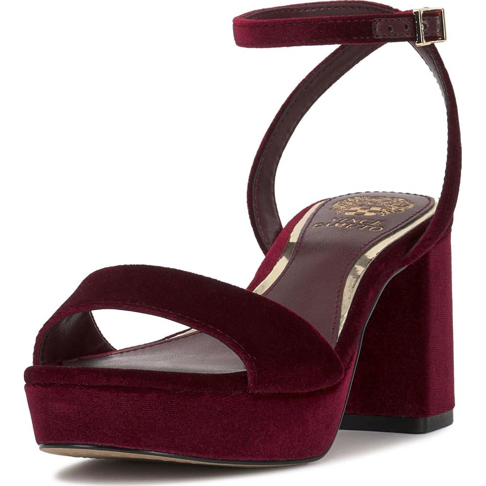 imageVince Camuto Womens Pendreya Platform SandalPetit Sirah Velvet
