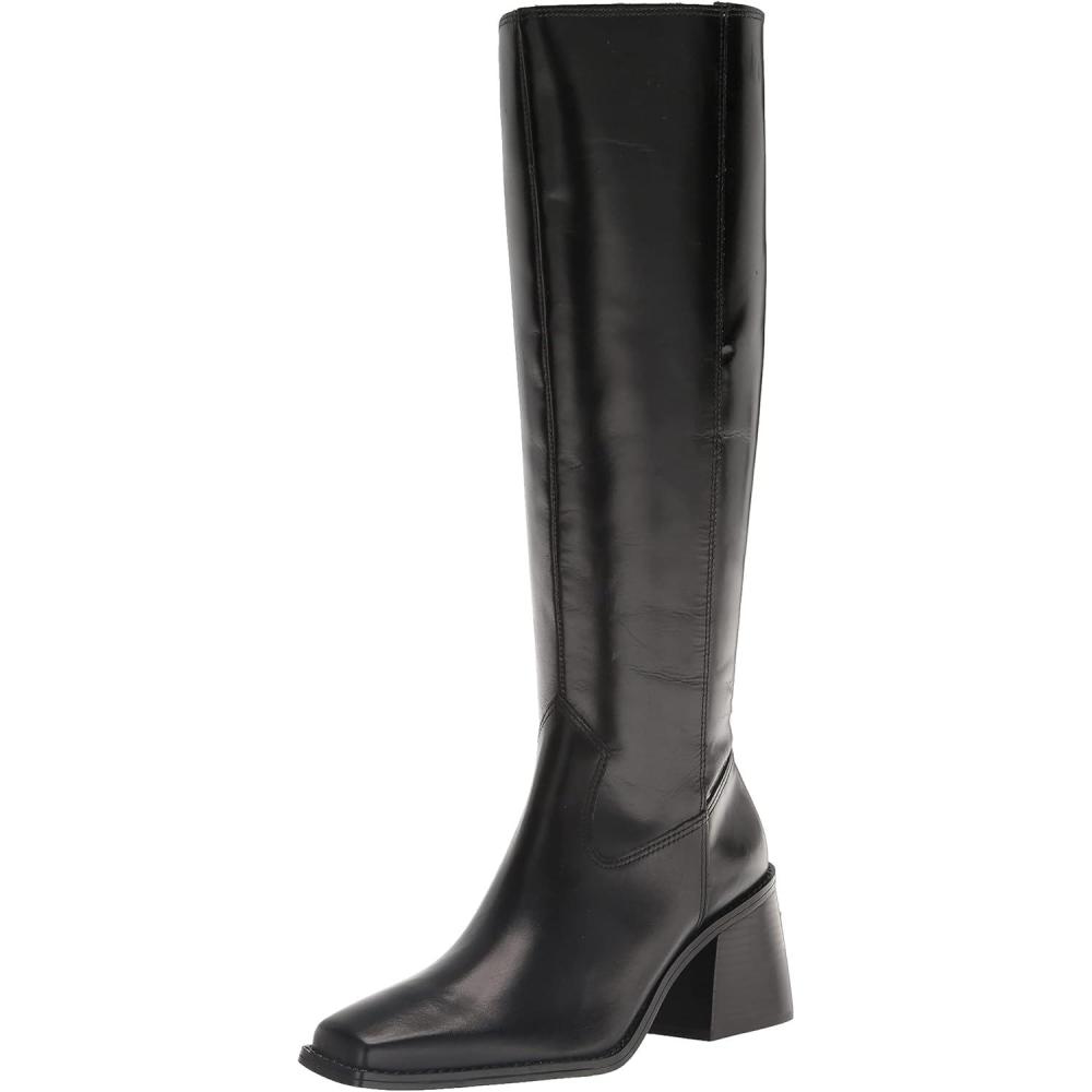 imageVince Camuto Womens Sangeti Stacked Heel Knee High Boot FashionBlk Cowpar