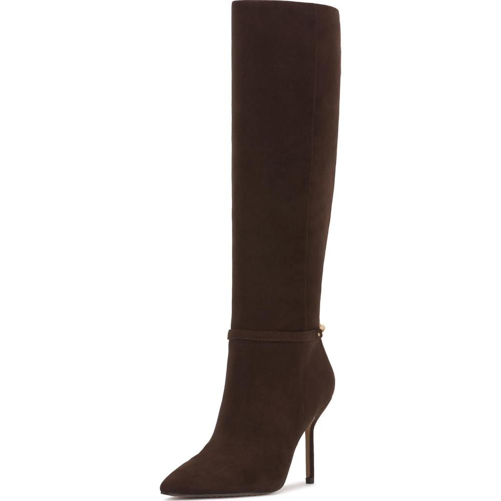 imageVince Camuto womens Mirtha2Brownie Suede Wide Calf