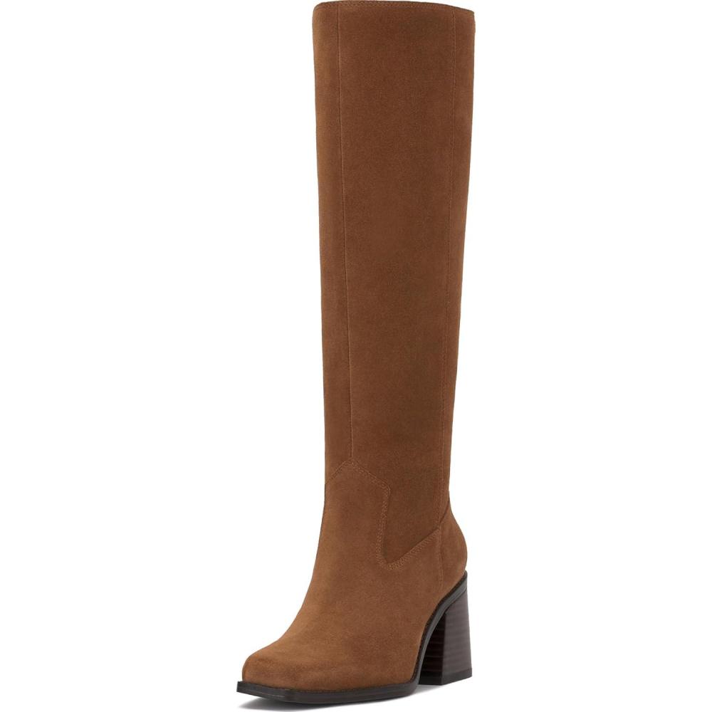 imageVince Camuto womens Sangeti Wide CalfBurnt Sugar Suede Extra Wide Calf