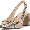 Black/Cream Snake Print