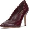 Plum Croco Leather