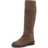 Toasted Taupe Suede Wide Calf