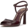 Plum Croco Leather