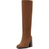 Burnt Sugar Suede Narrow Calf