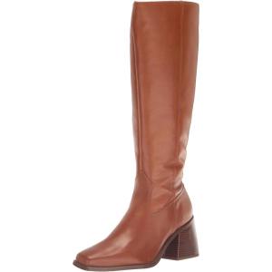 Vince Camuto Sangeti Extra Wide Calf Heel Knee High Boot(Golden Walnut)