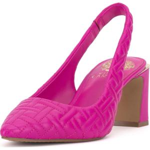 Vince Camuto Womens Hamden Slingback Pump(Mulberry Quilted)