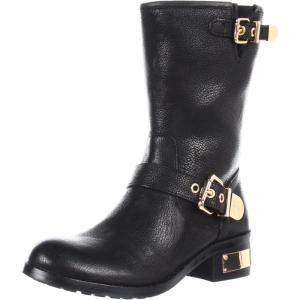 Vince Camuto Women’s Winchell Leather Boot(Black)