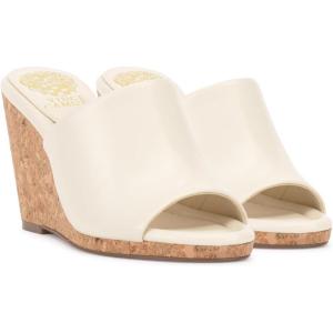 Vince Camuto womens FaylaWedge Sandal(Creamy White)