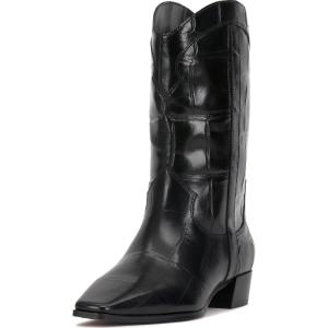 Vince Camuto womens Prilie(Black Croco)