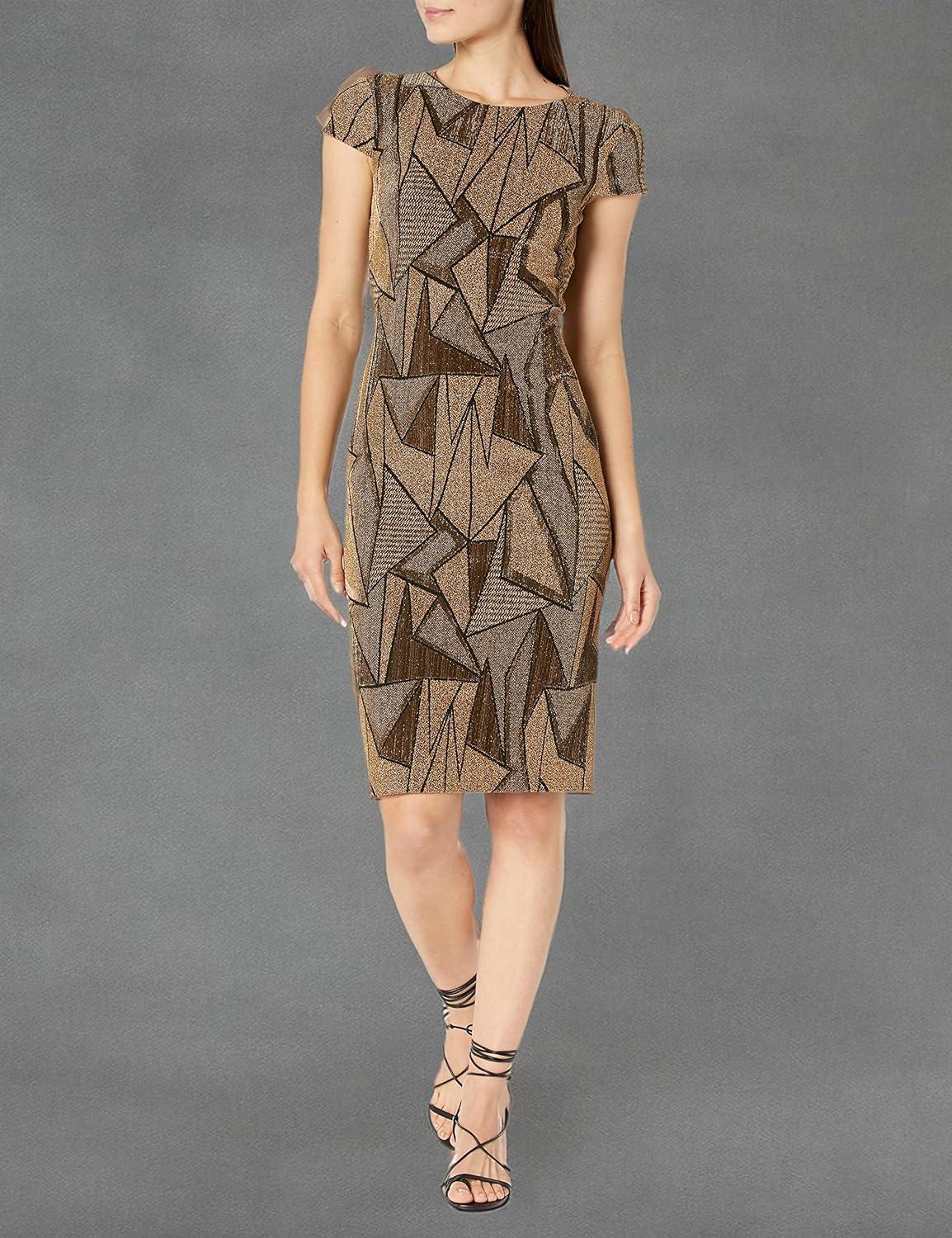 imageVince Camuto Womens Dress DressBlack Gold10