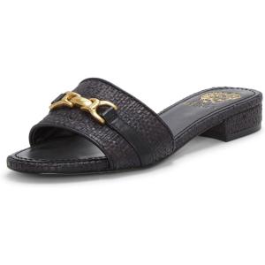 Vince Camuto womens Maxine(Black Raffia)