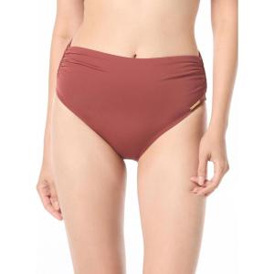 Vince Camuto Women’s Solid Convertible High Waist Bottom(Brown)