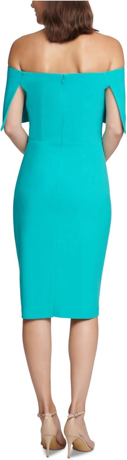 imageVince Camuto Womens Off The Shoulder Sheath DressTransparent
