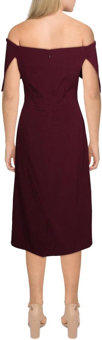 imageVince Camuto Womens Off The Shoulder Sheath DressWine