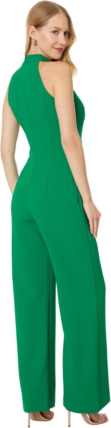 imageVince Camuto womens Sleeveless Tie Neck Stretch JumpsuitKelly Green