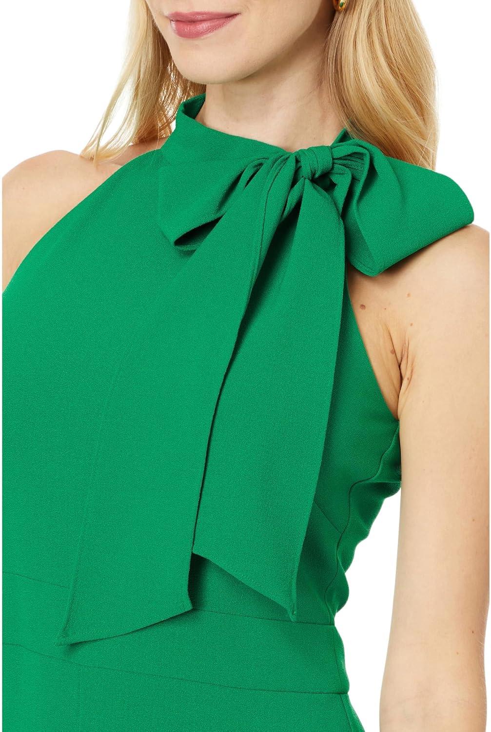imageVince Camuto womens Sleeveless Tie Neck Stretch JumpsuitKelly Green
