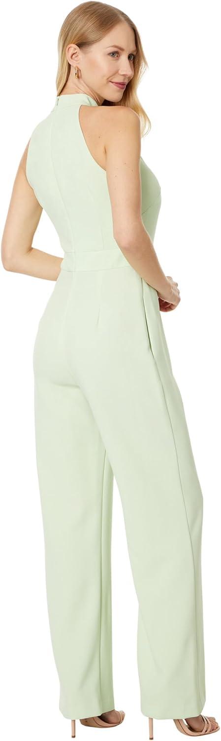 imageVince Camuto womens Sleeveless Tie Neck Stretch JumpsuitPistachio