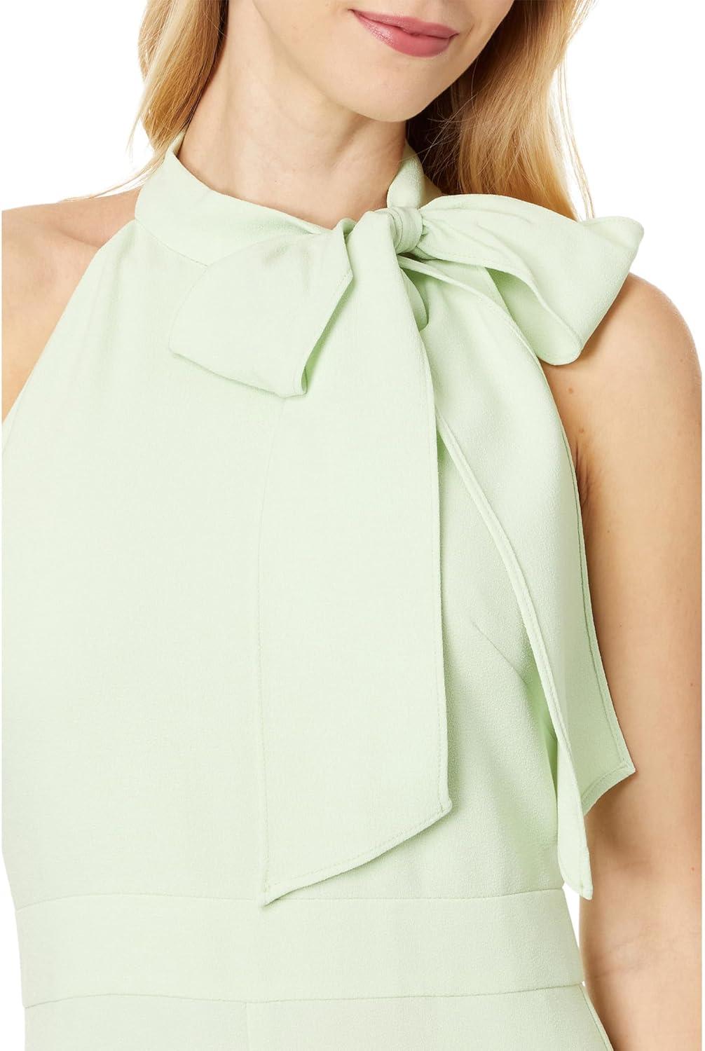 imageVince Camuto womens Sleeveless Tie Neck Stretch JumpsuitPistachio