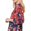 Vince Camuto Womens Casual Printed Trapeze Dress(Persimmon)