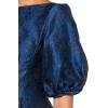 Vince Camuto Womens Jacquard Sleeveless Shift Dress(Navy)