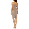 Vince Camuto Womens Off The Shoulder Sheath Dress(Lilac)