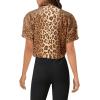 Vince Camuto Women’s Short Sleeve Fur Shrug(Animal)