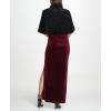 Vince Camuto Women’s Short Sleeve Fur Shrug(Black)