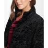 Vince Camuto Women’s Short Sleeve Fur Shrug(Black)