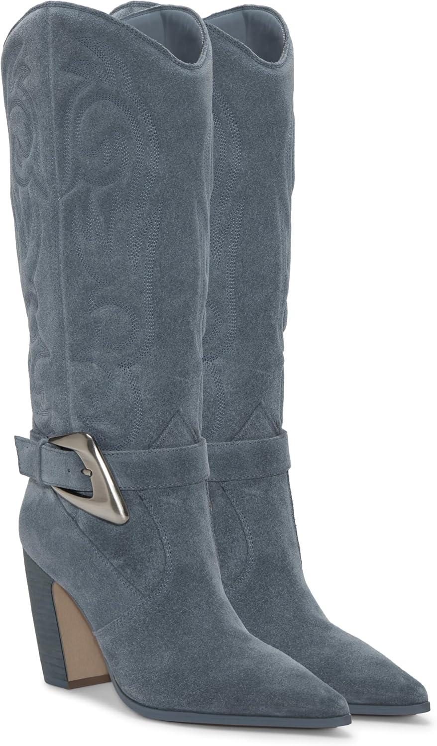 imageVince Camuto Biancaa Knee High Western BootLagoon Suede