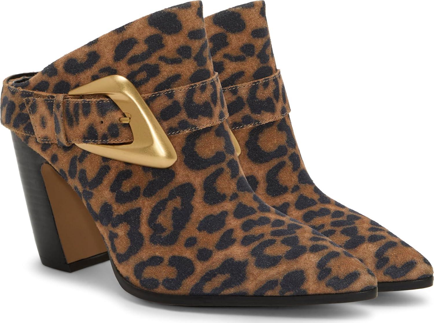 imageVince Camuto Womens Baily Block Heel MulesLeopard Print