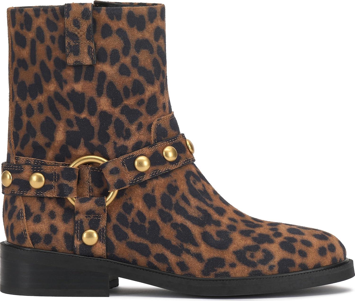 imageVince Camuto womens AmaisLeopard Print Suede