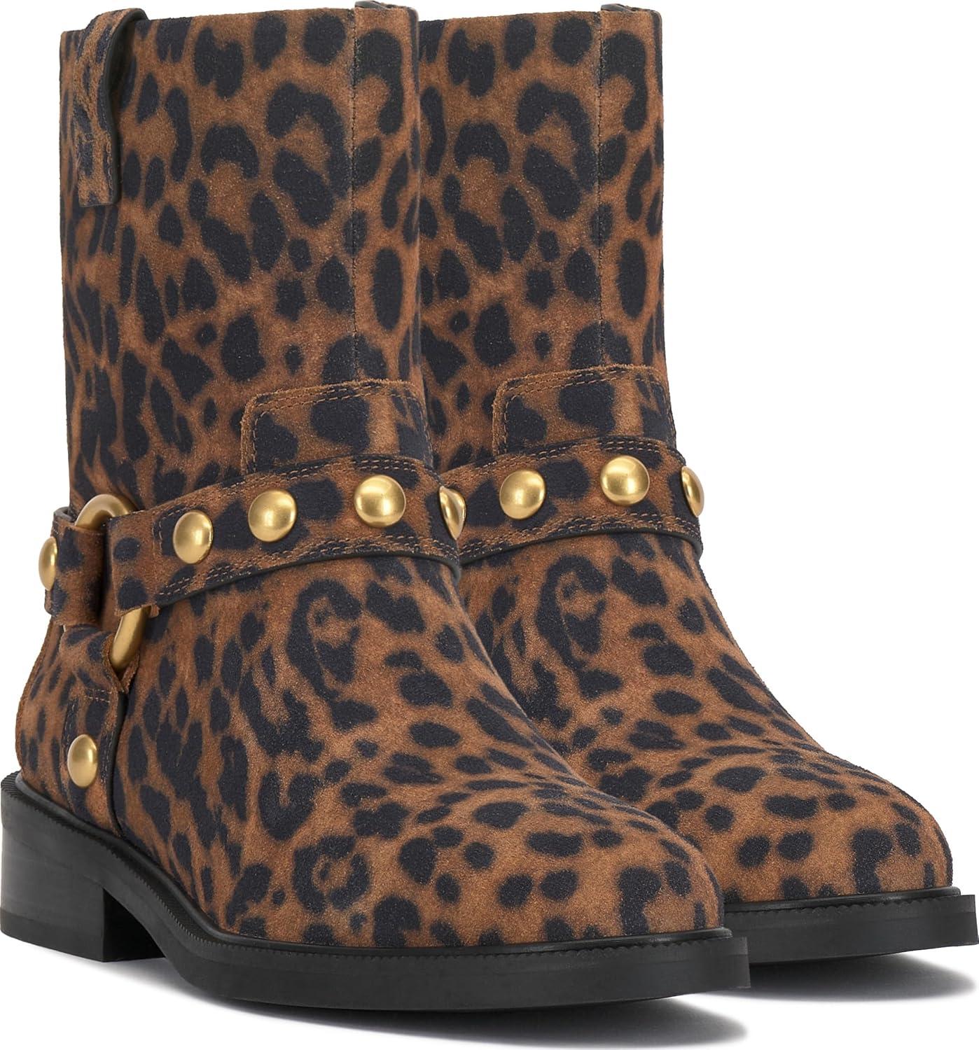 imageVince Camuto womens AmaisLeopard Print Suede