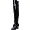 Black Extra Wide Calf
