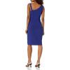 Vince Camuto Womens Stretch Soft Solid Dress(Cobalt)