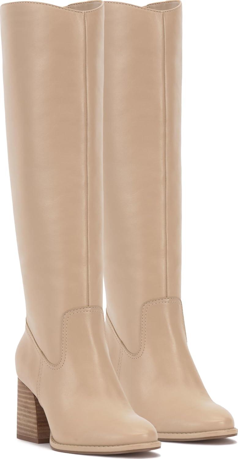 imageVince Camuto Womens Leila Knee High BootSoft Buff Wide Calf