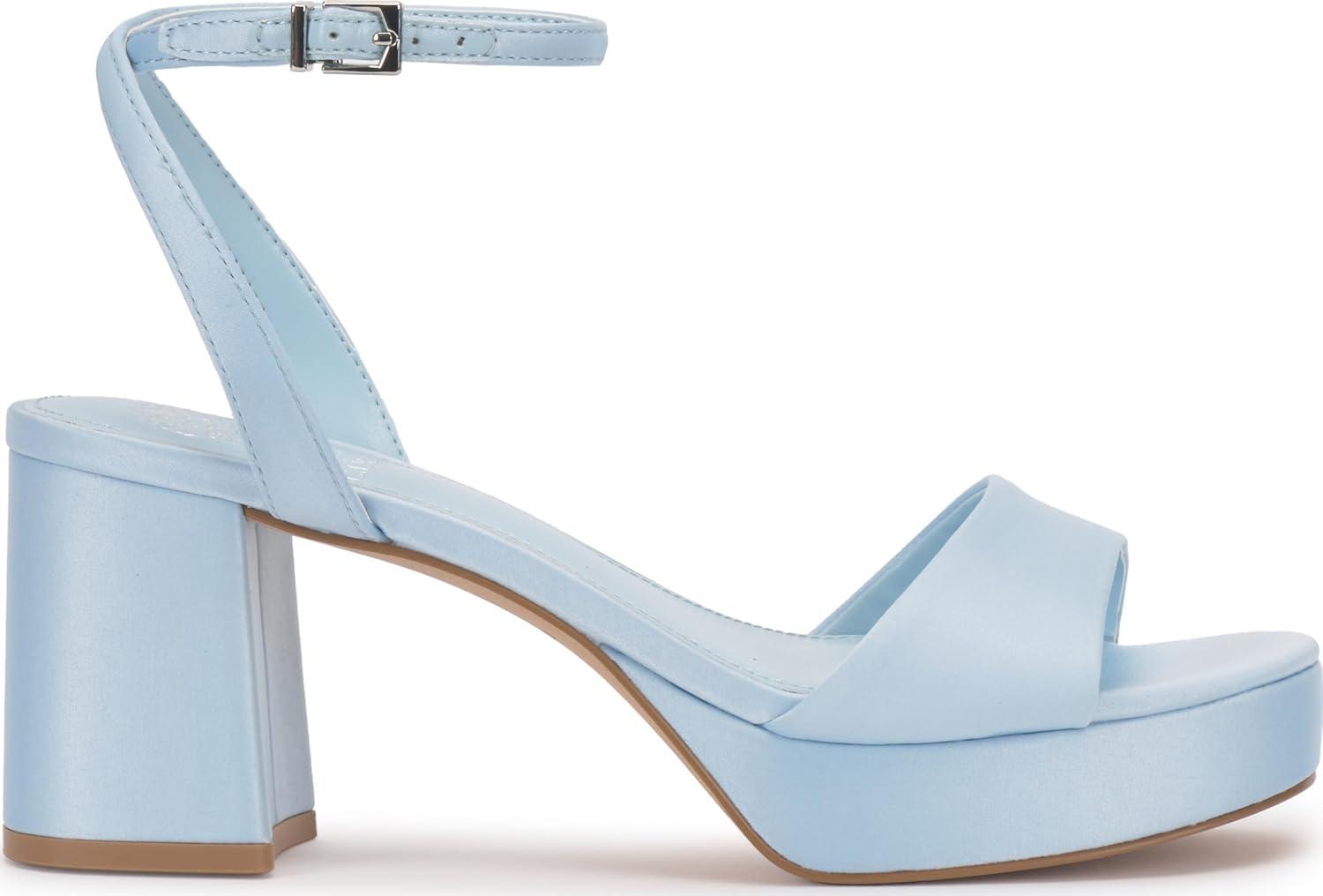 imageVince Camuto Womens Pendreya Platform Sandal Light Blue 7