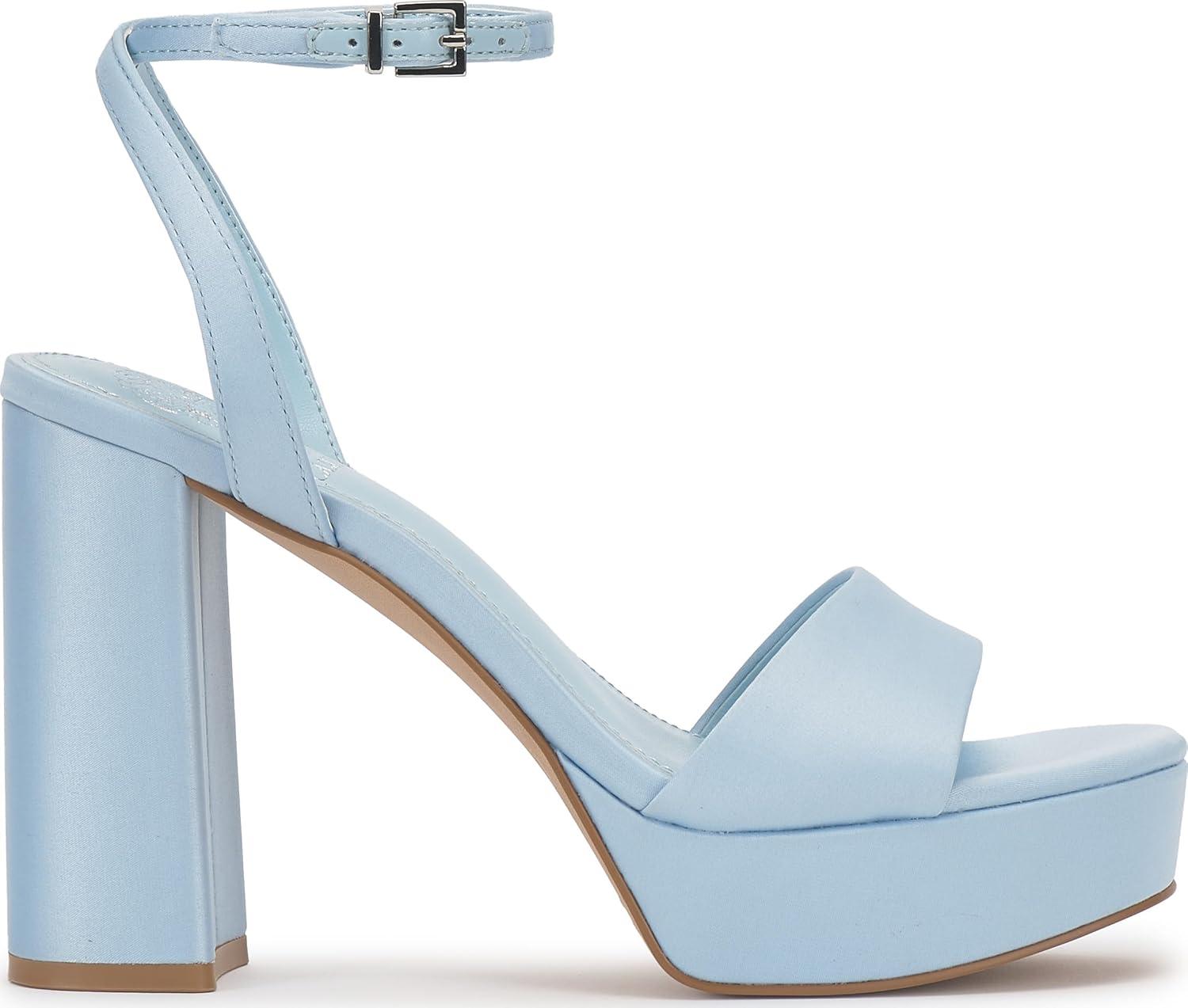 imageVince Camuto Womens Pendry Platform Heel Sandal Light Blue 7