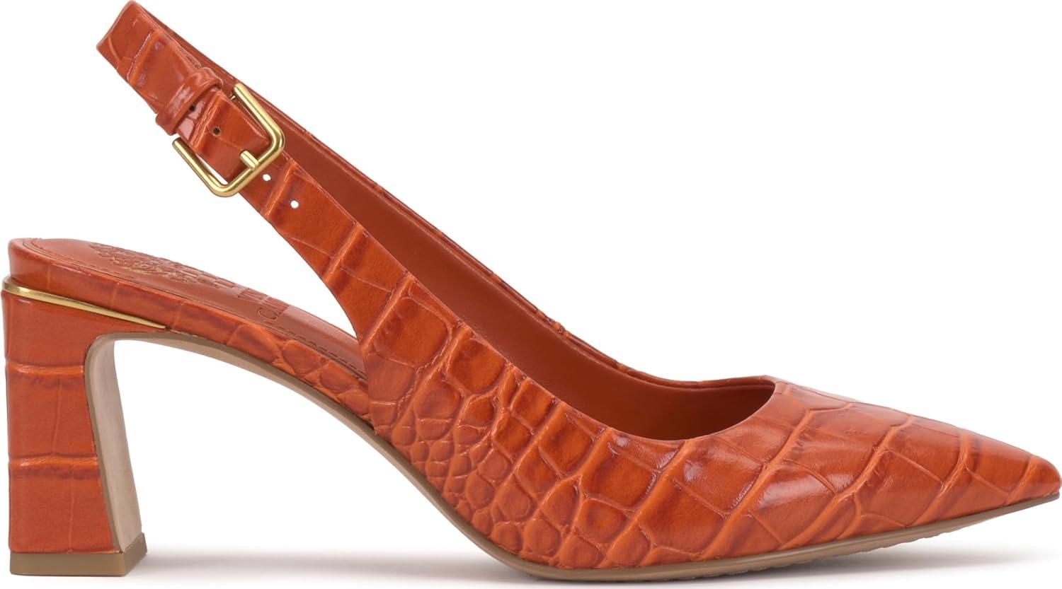 imageVince Camuto Womens Hamden Buckle Slingback PumpSunset Croco