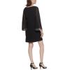 Vince Camuto Women’s Stretch Crepe Shift(Black Gold)